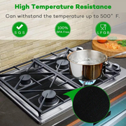 4- Pcs de tapis de cuisinière à gaz