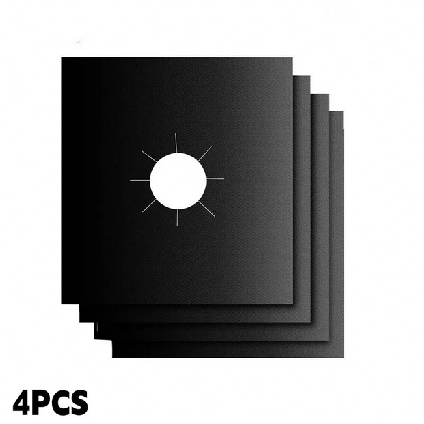 4- Pcs de tapis de cuisinière à gaz